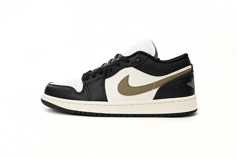  Air Jordan 1 Low Black And White Brown DC0774-200