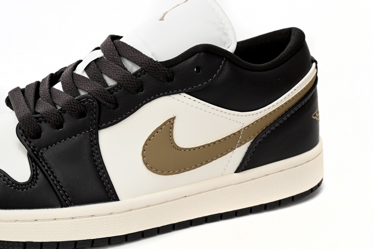  Air Jordan 1 Low Black And White Brown DC0774-200