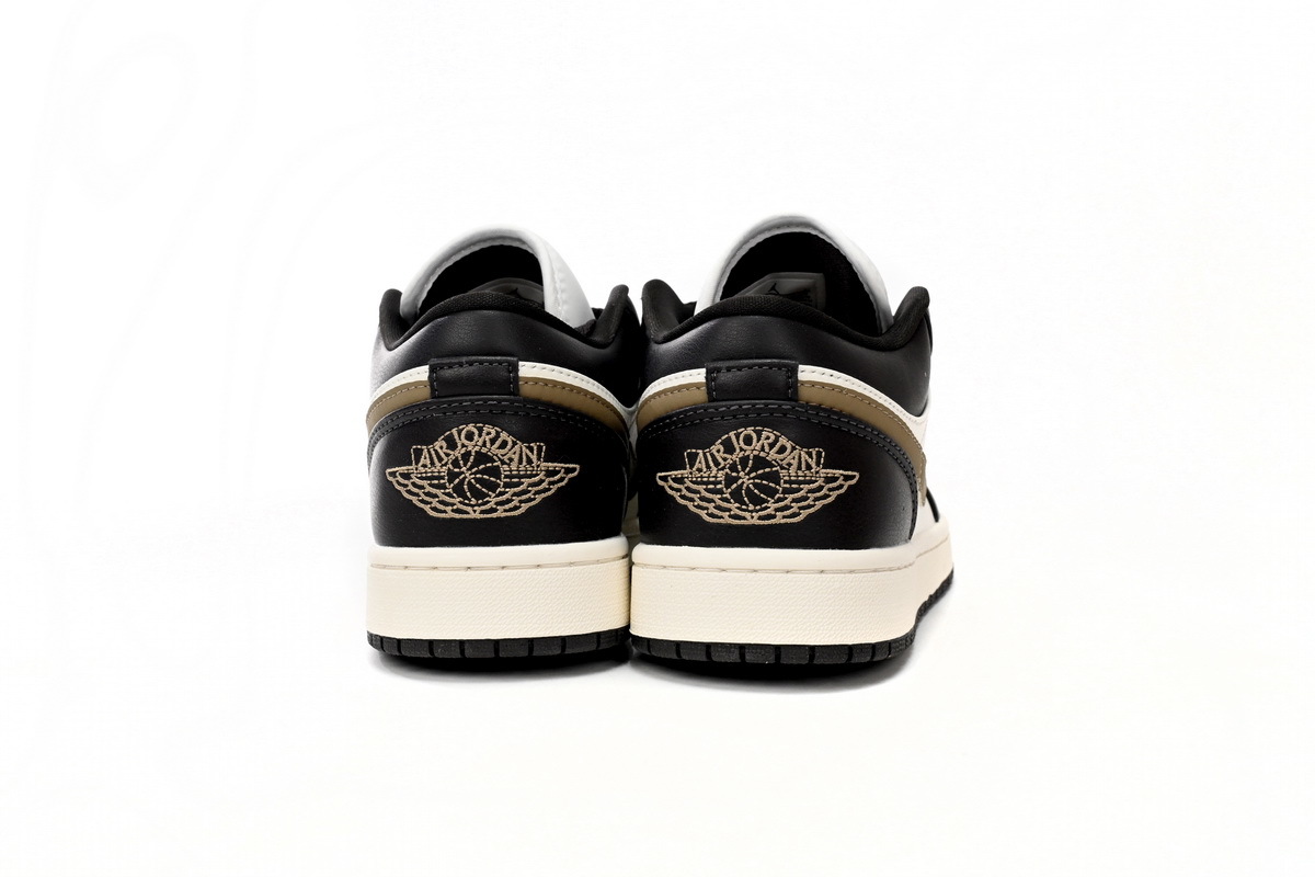  Air Jordan 1 Low Black And White Brown DC0774-200
