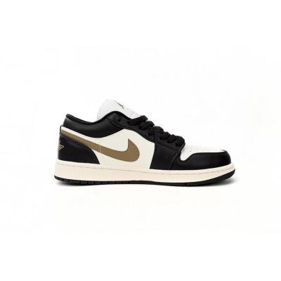 Air Jordan 1 Low Black And White Brown DC0774-200 02