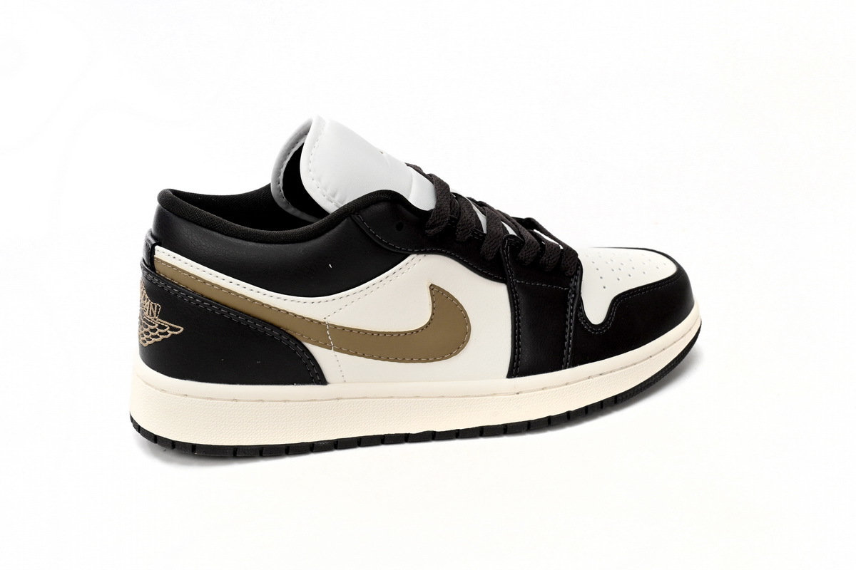  Air Jordan 1 Low Black And White Brown DC0774-200