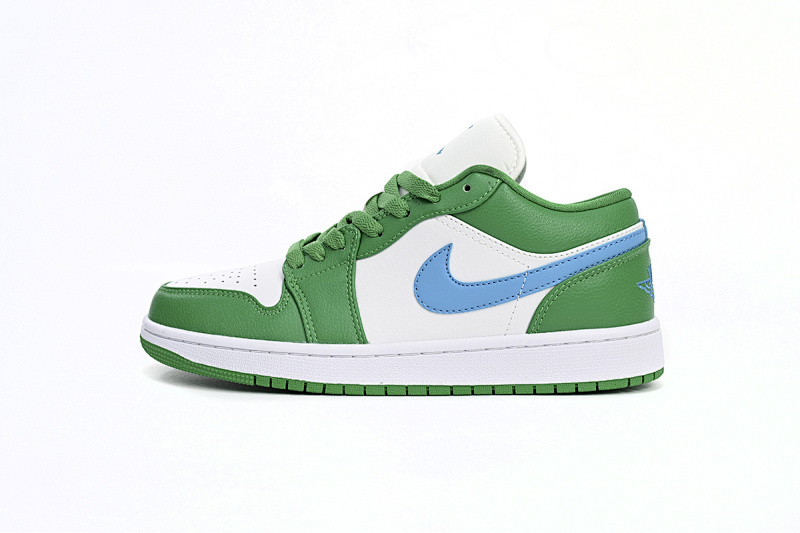  Travis Scott  Air Jordan 1 Low White Green Blue DC0774-304