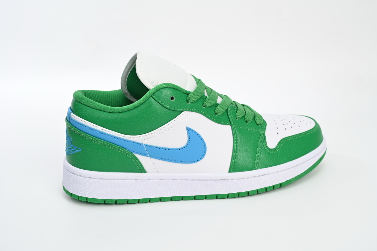  Travis Scott  Air Jordan 1 Low White Green Blue DC0774-304