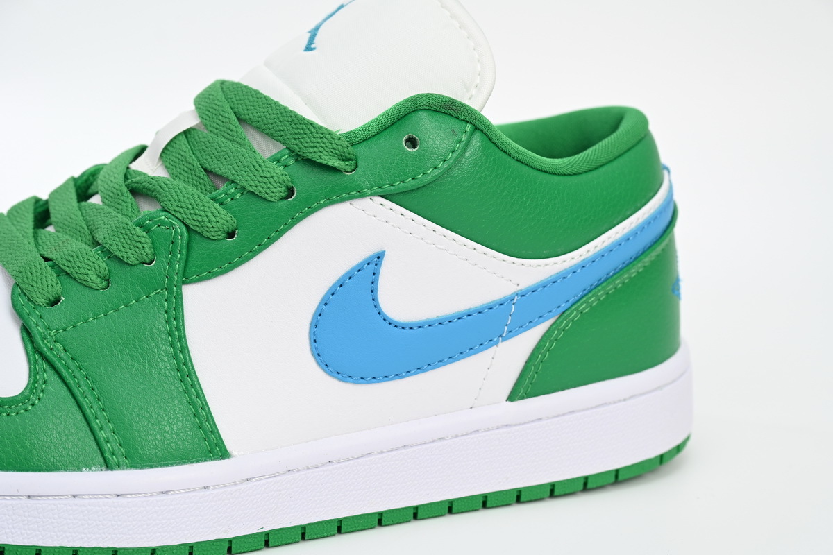  Travis Scott  Air Jordan 1 Low White Green Blue DC0774-304