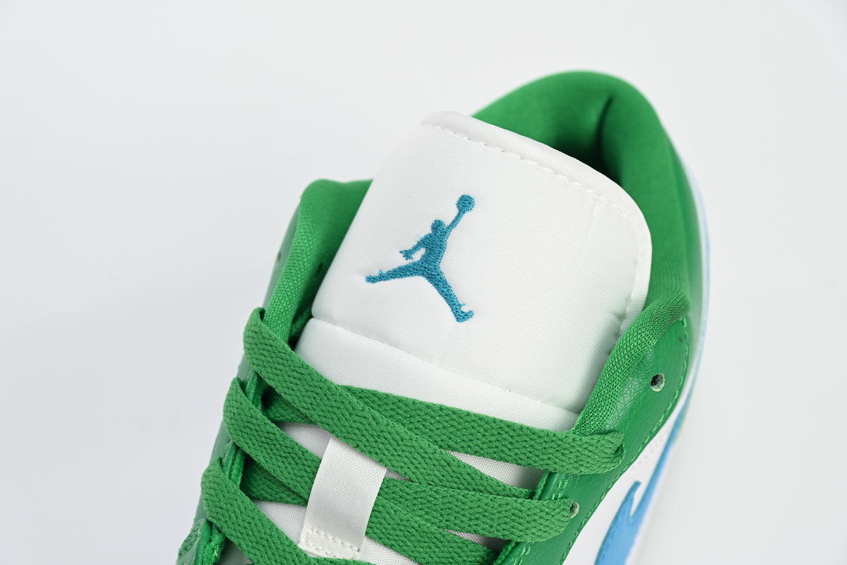  Travis Scott  Air Jordan 1 Low White Green Blue DC0774-304
