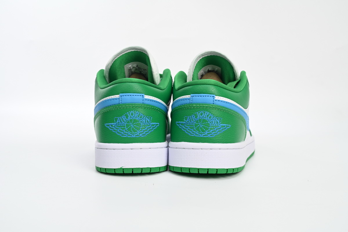  Travis Scott  Air Jordan 1 Low White Green Blue DC0774-304