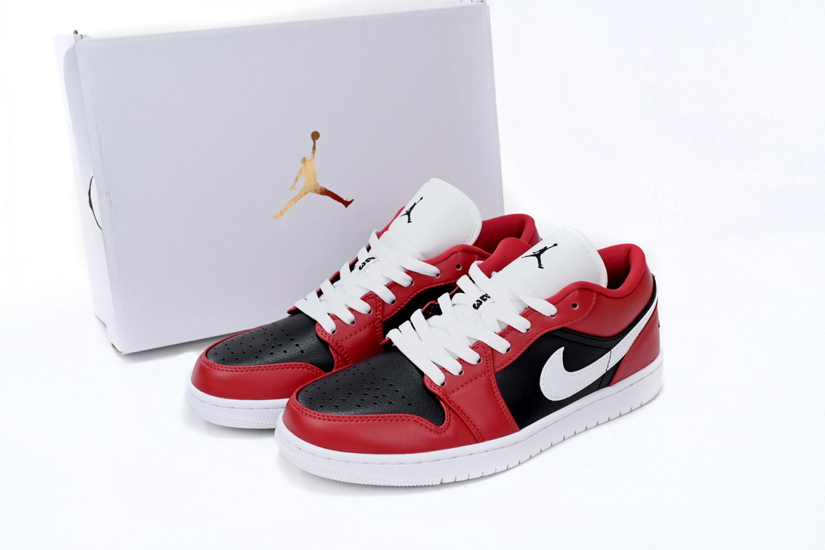 Air Jordan 1 Low DC0774-603 Red Sneakers