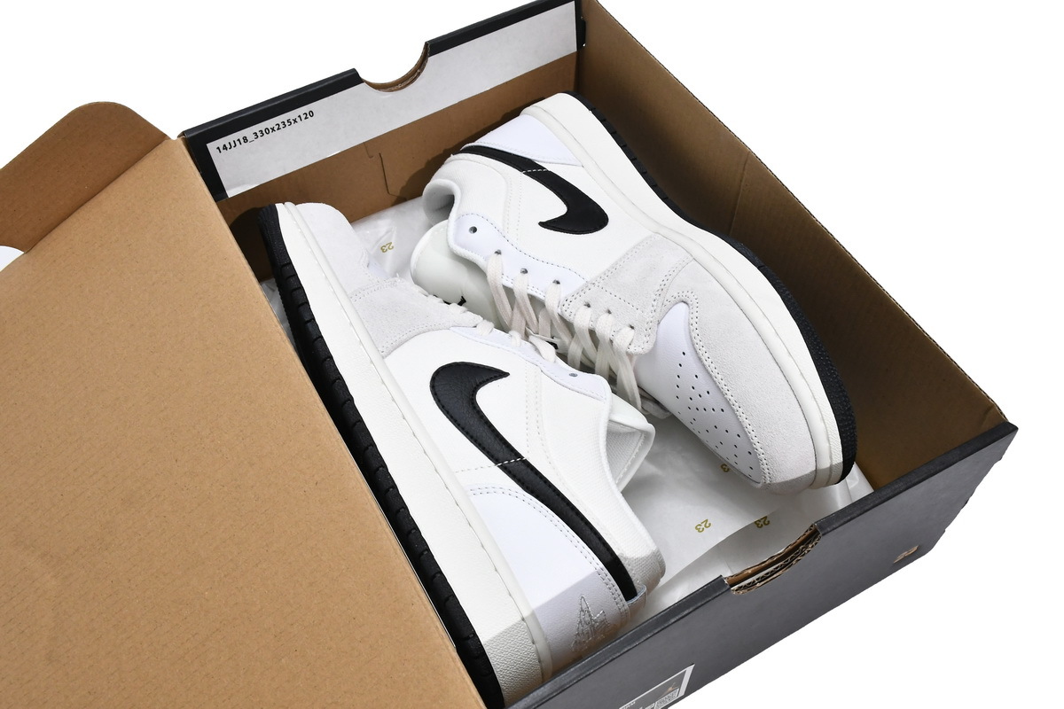 Air Jordan 1 Low White Black DC3533-100