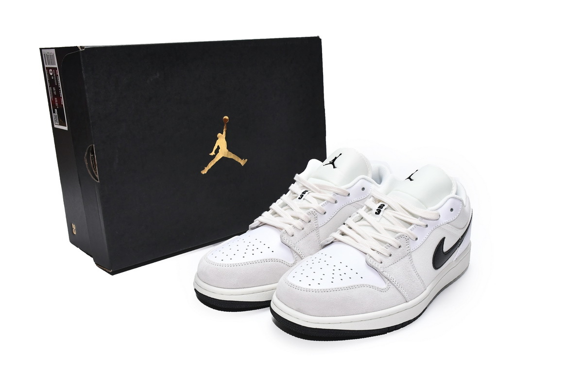 Air Jordan 1 Low White Black DC3533-100