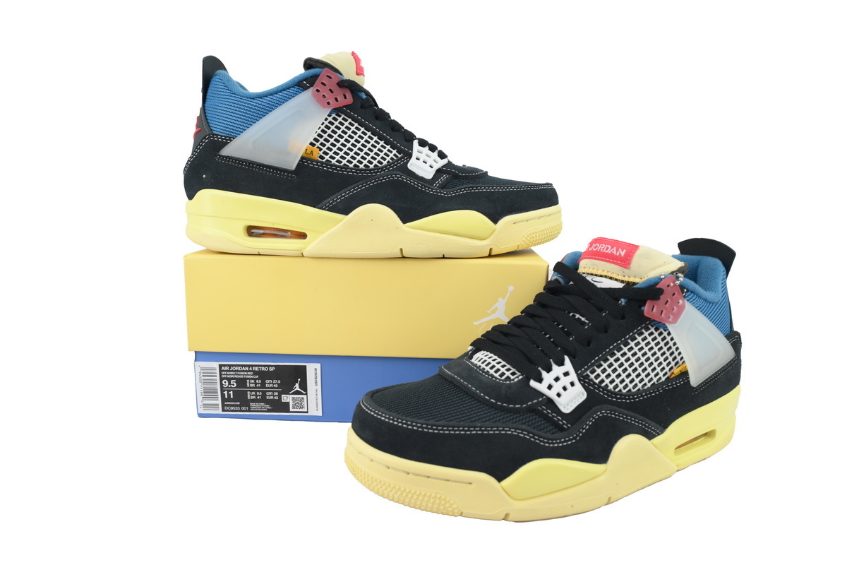  Union LA  Air Jordan 4 Retro SP Off Noir Black DC9533-001