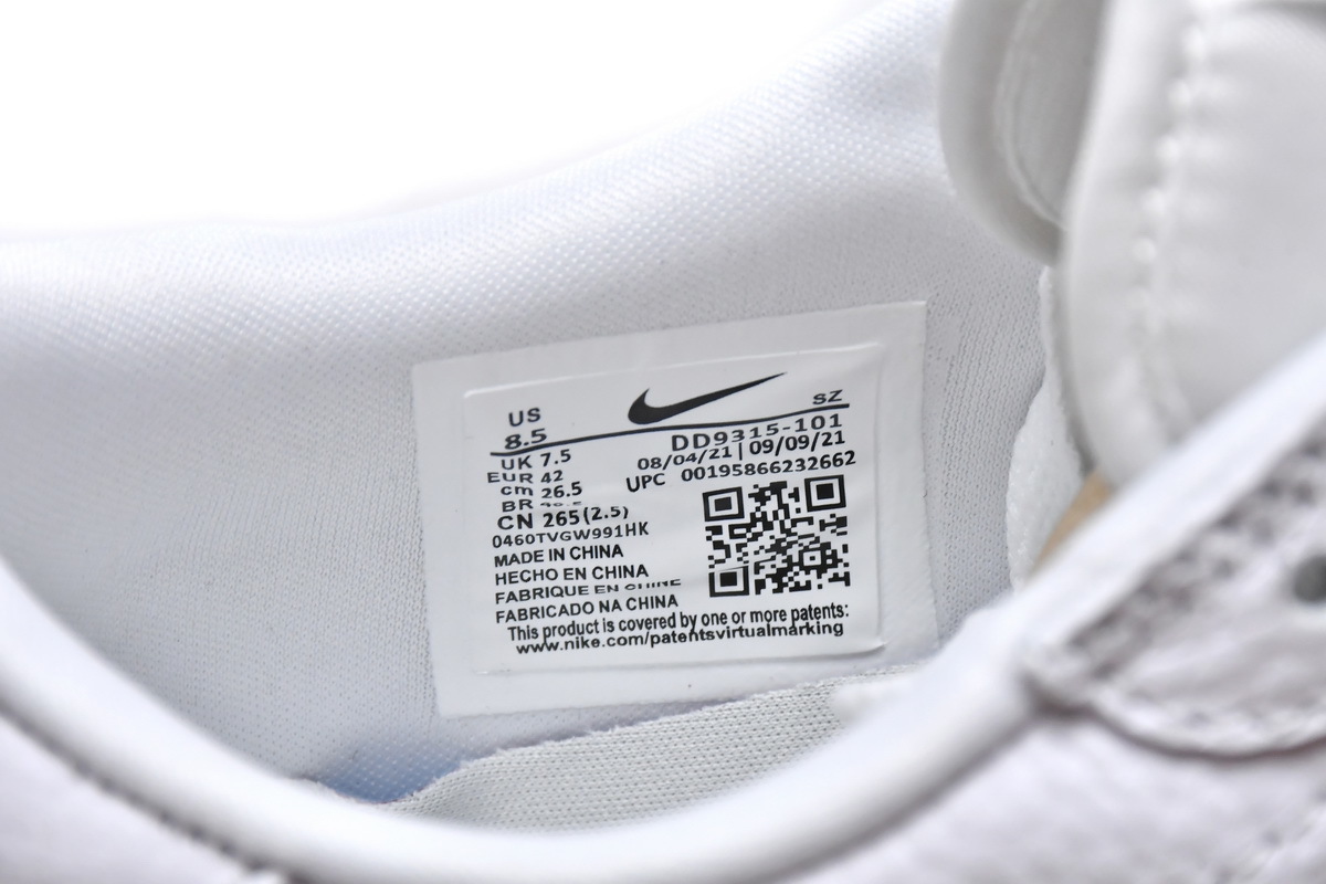  Air Jordan 1 Low Golf Triple White DD9315-101