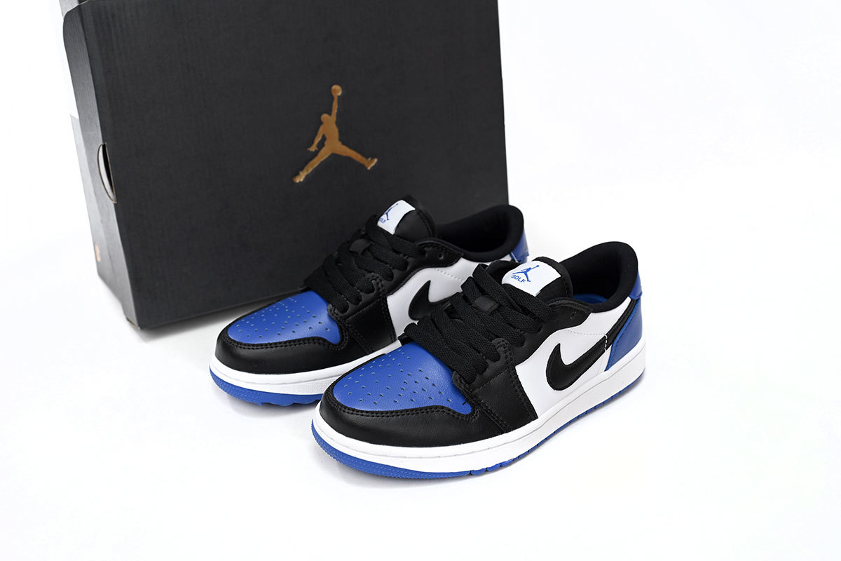  Air Jordan 1 Low Golf Black and White DD9315 102