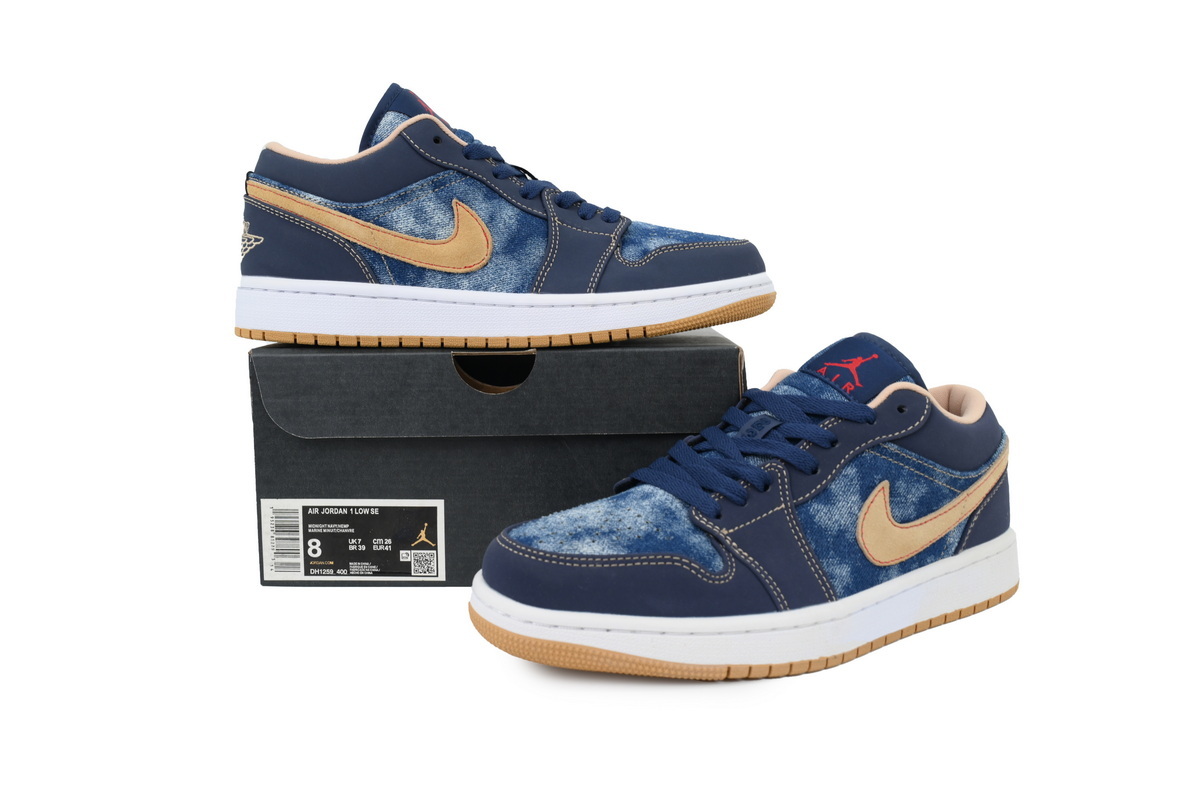 Air Jordan 1 Low Denim DH1259-400