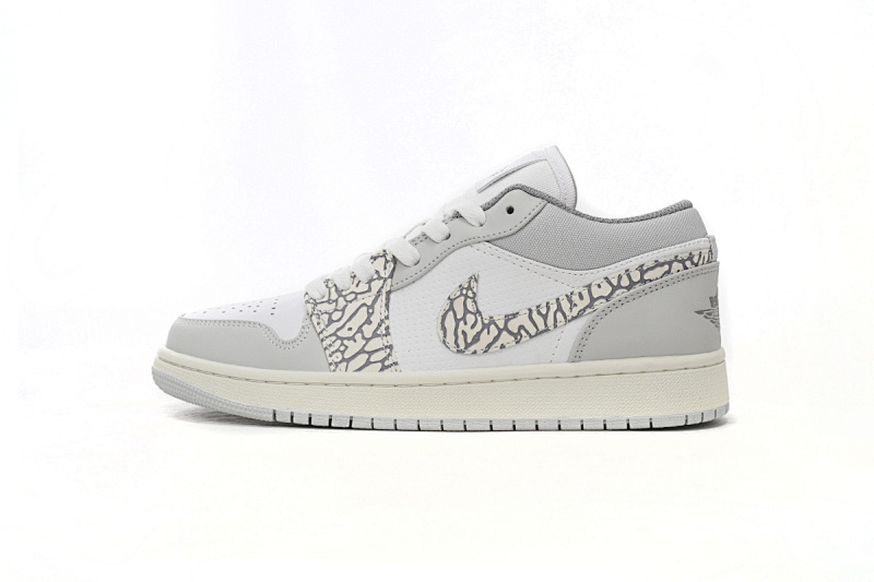Air Jordan 1 Low PRM Elephant Print DH4269-100