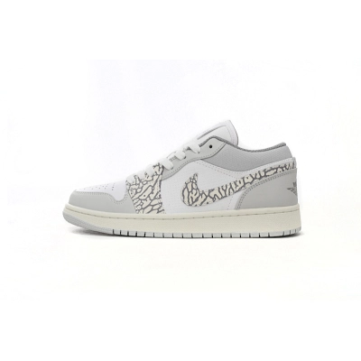 Air Jordan 1 Low PRM Elephant Print DH4269-100 01