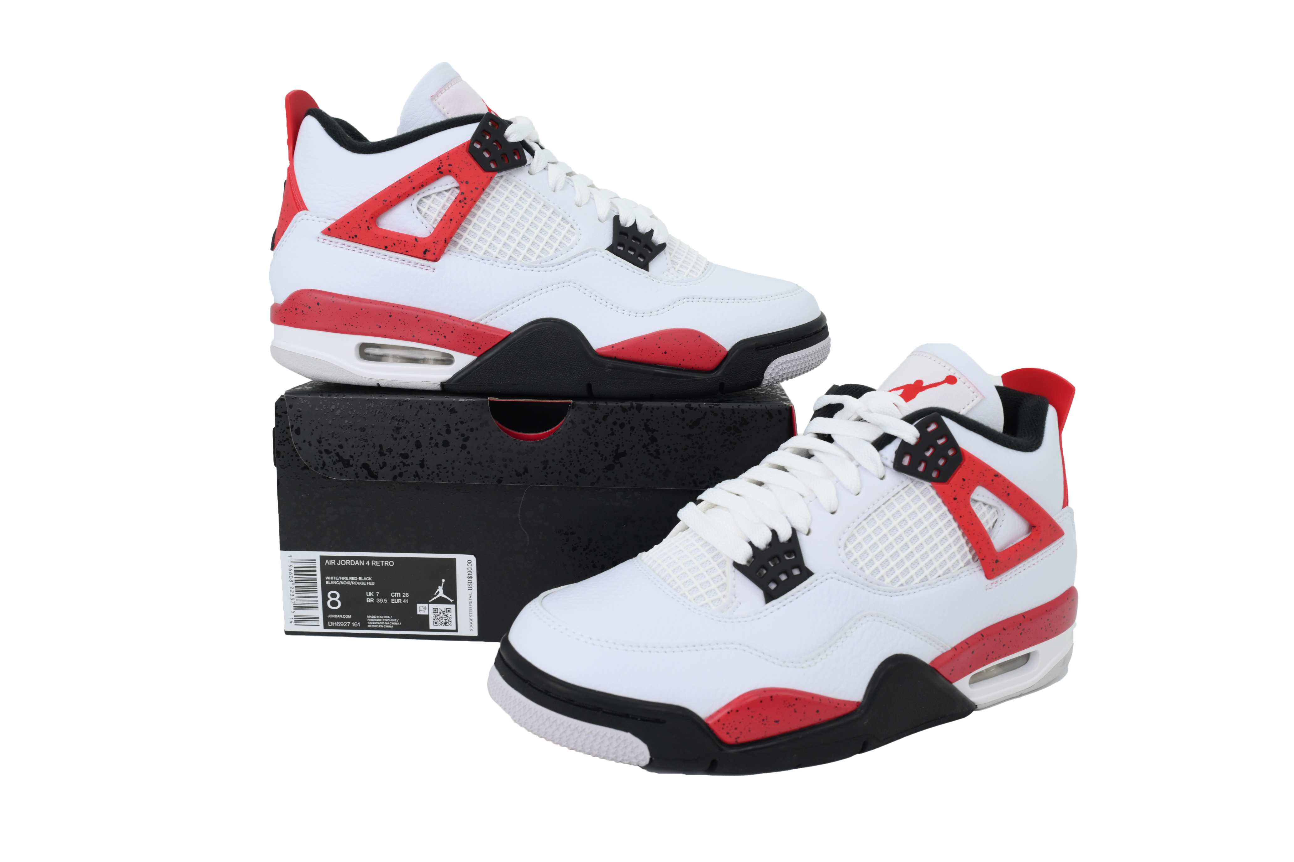Air Jordan 4 Retro Red Cement DH6927161