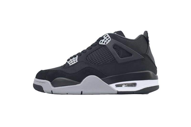  Air Jordan 4 Retro de lona negra DH7138-006