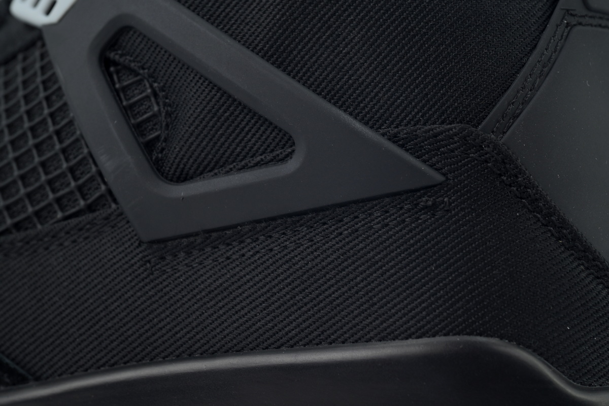  Air Jordan 4 Retro de lona negra DH7138-006