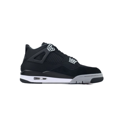  Air Jordan 4 Retro en toile noire DH7138-006 02