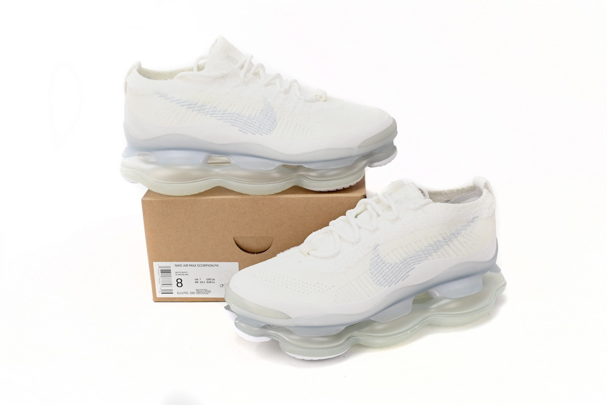 Nike Air Max Scorpion FK Lemon All White DJ4702-100 