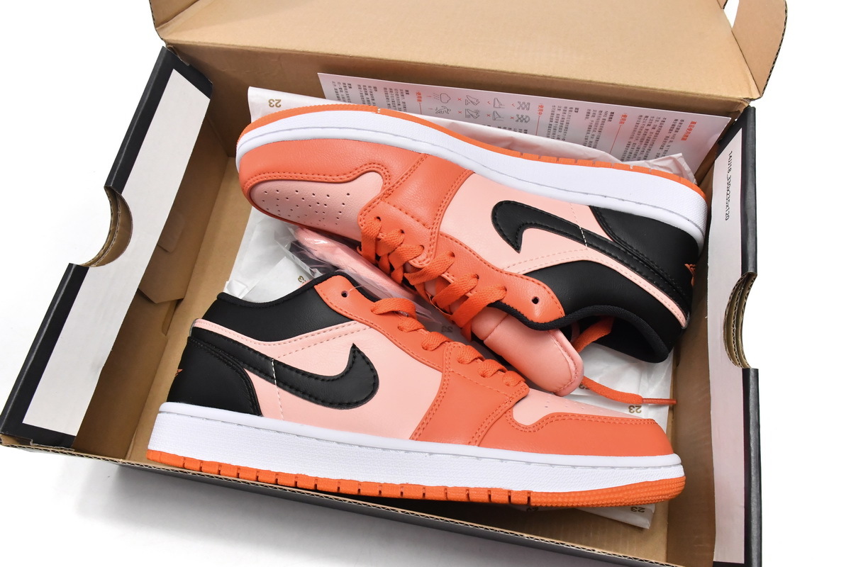 Air Jordan 1 Low Orange Black DM3379-600 