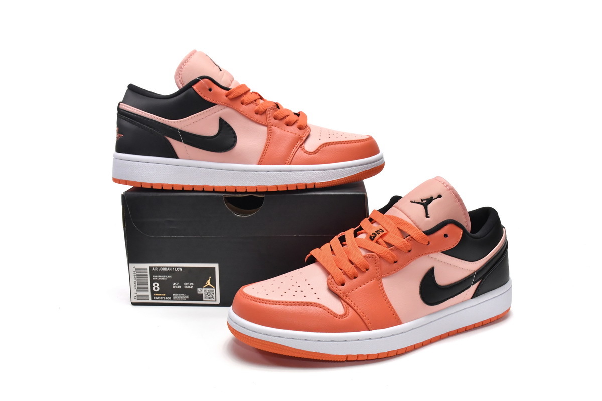 Air Jordan 1 Low Orange Black DM3379-600 