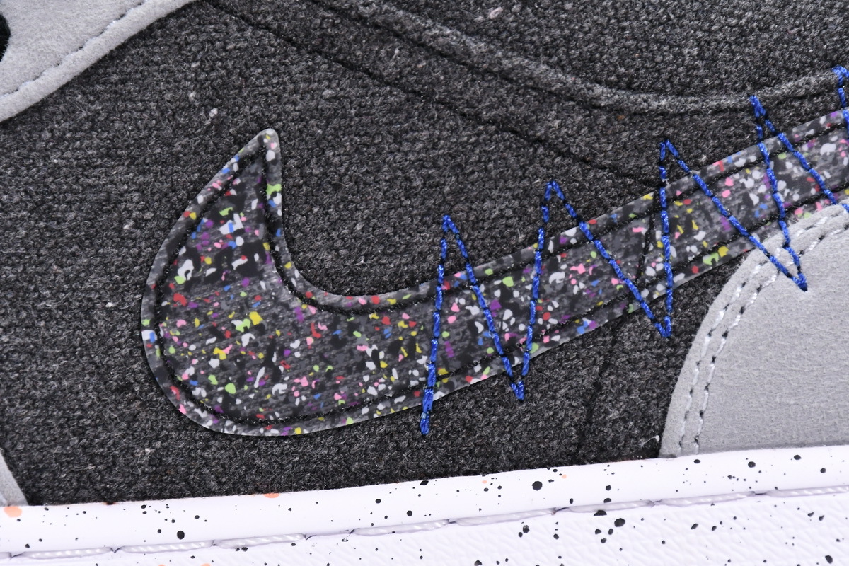 Air Jordan 1 Low SE Crater Black Grey DM4657-001