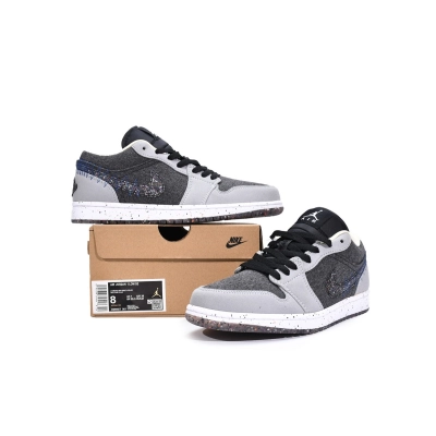 Air Jordan 1 Low SE Crater Black Grey DM4657-001 02