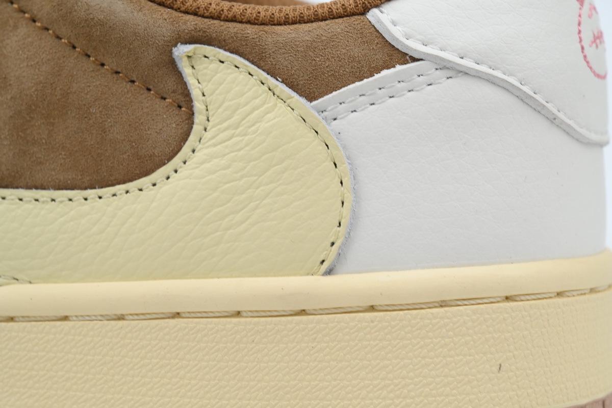Travis Scott x Air Jordan 1 Low OG Sail Shy Pink DM7866 106 