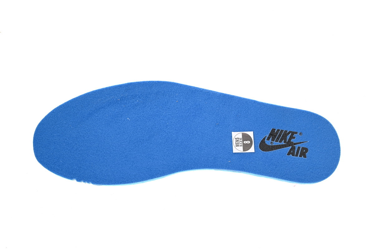 Air Jordan 1 Low OG Blue Black Reverse Swoosh Leather Sneaker DM7866-140 