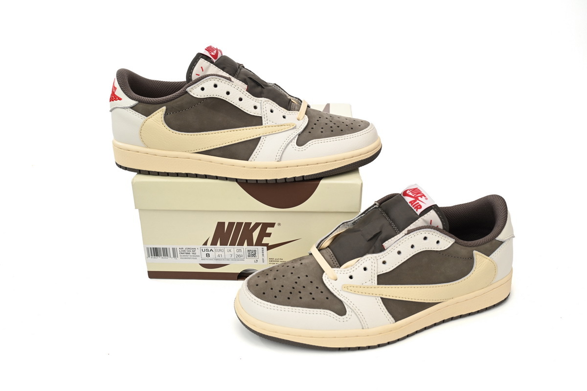 Jordan 1 Low Travis Scott Reverse Mocha Sneakers DM7866-162