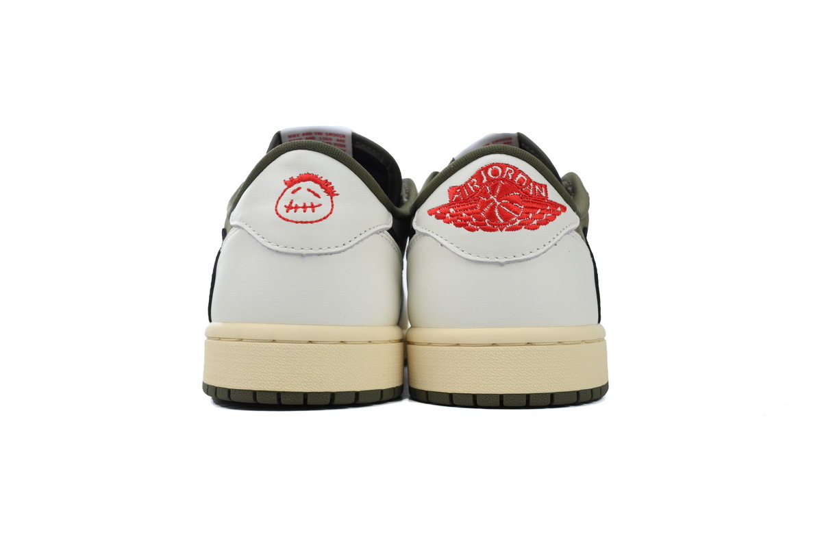 Jordan 1 Low Travis Scott Olive Sneakers DM7866-200