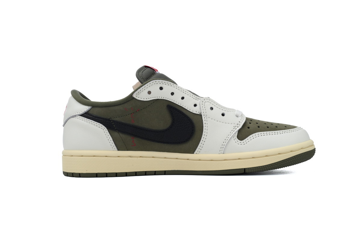 Jordan 1 Low Travis Scott Olive Sneakers DM7866-200