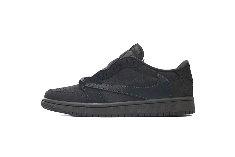 Air Jordan 1 Low OG Black Olive Reverse Swoosh Suede Sneaker DM7866-202