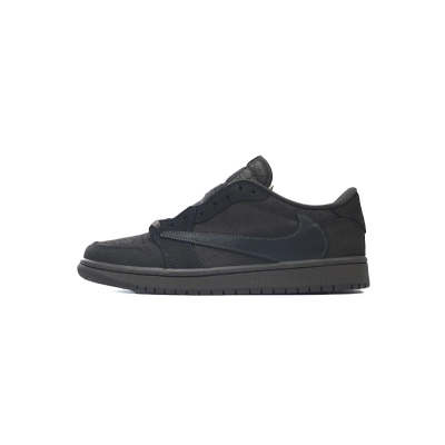 Air Jordan 1 Low OG Black Olive Reverse Swoosh Suede Sneaker DM7866-202 01