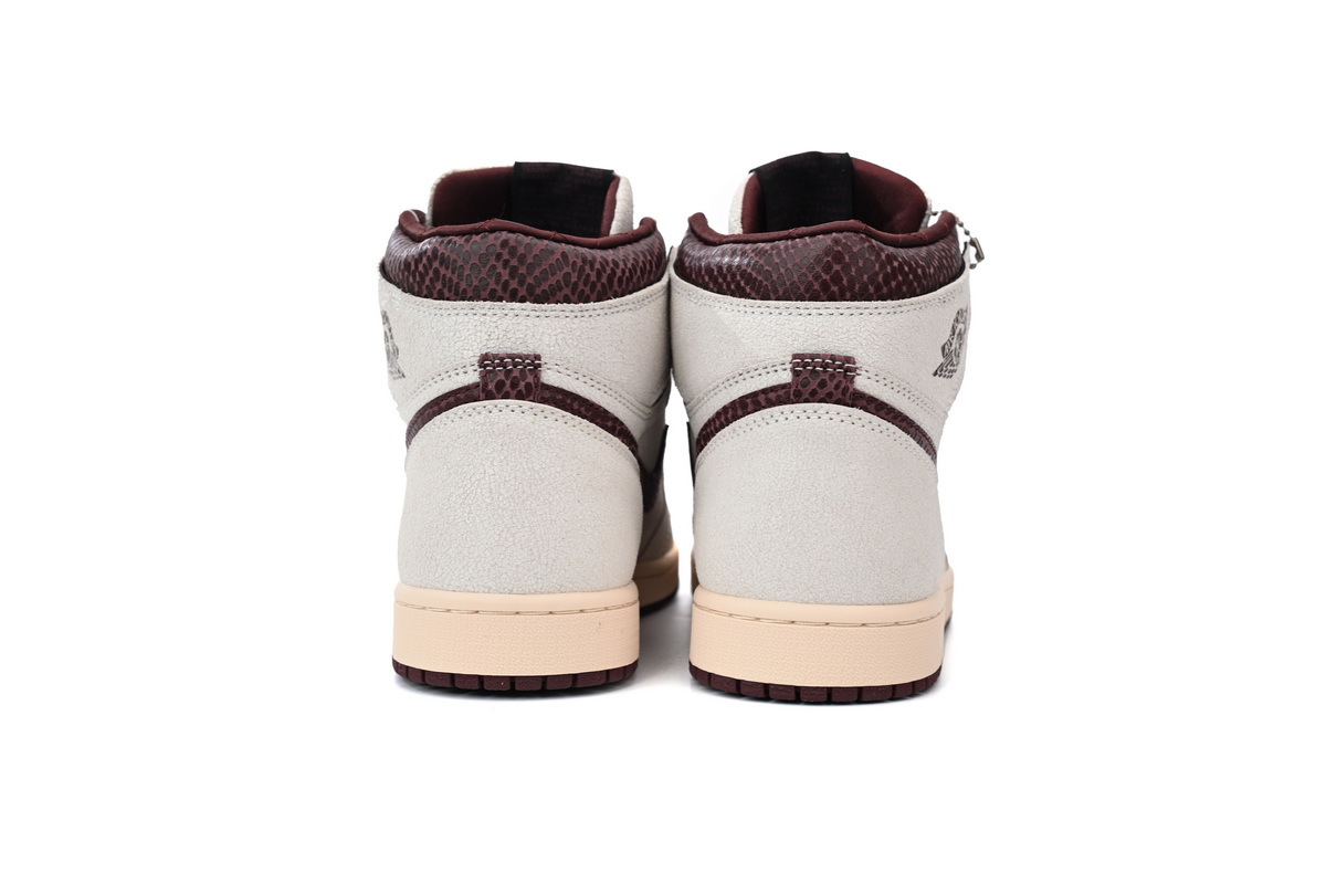 Air Jordan 1 High OG Gris-marron, motif serpent DO7097-100