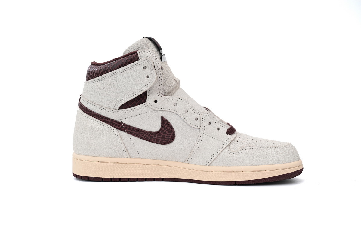 Air Jordan 1 High OG Gris-marron, motif serpent DO7097-100