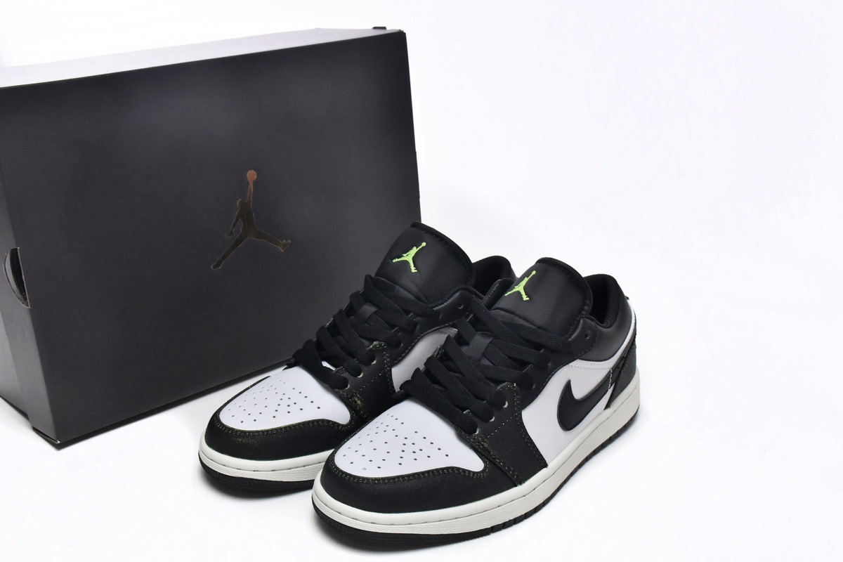  Air Jordan 1 Low SE GS Wear Away  Electric Green DO8244-003