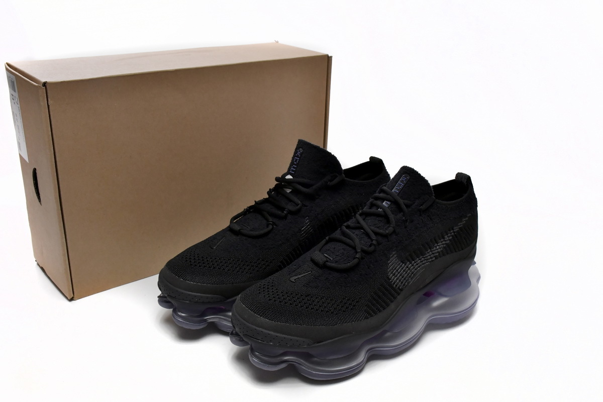 Nike Air Max Scorpion FK Negro y Violeta Persa DR0888-001