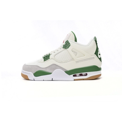 Nike SB  Air Jordan 4 Blanco y verde DR5415103 01