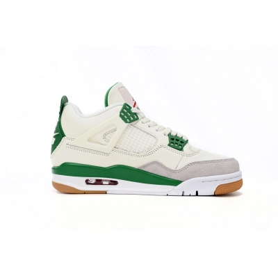 Nike SB  Air Jordan 4 Blanco y verde DR5415103 02