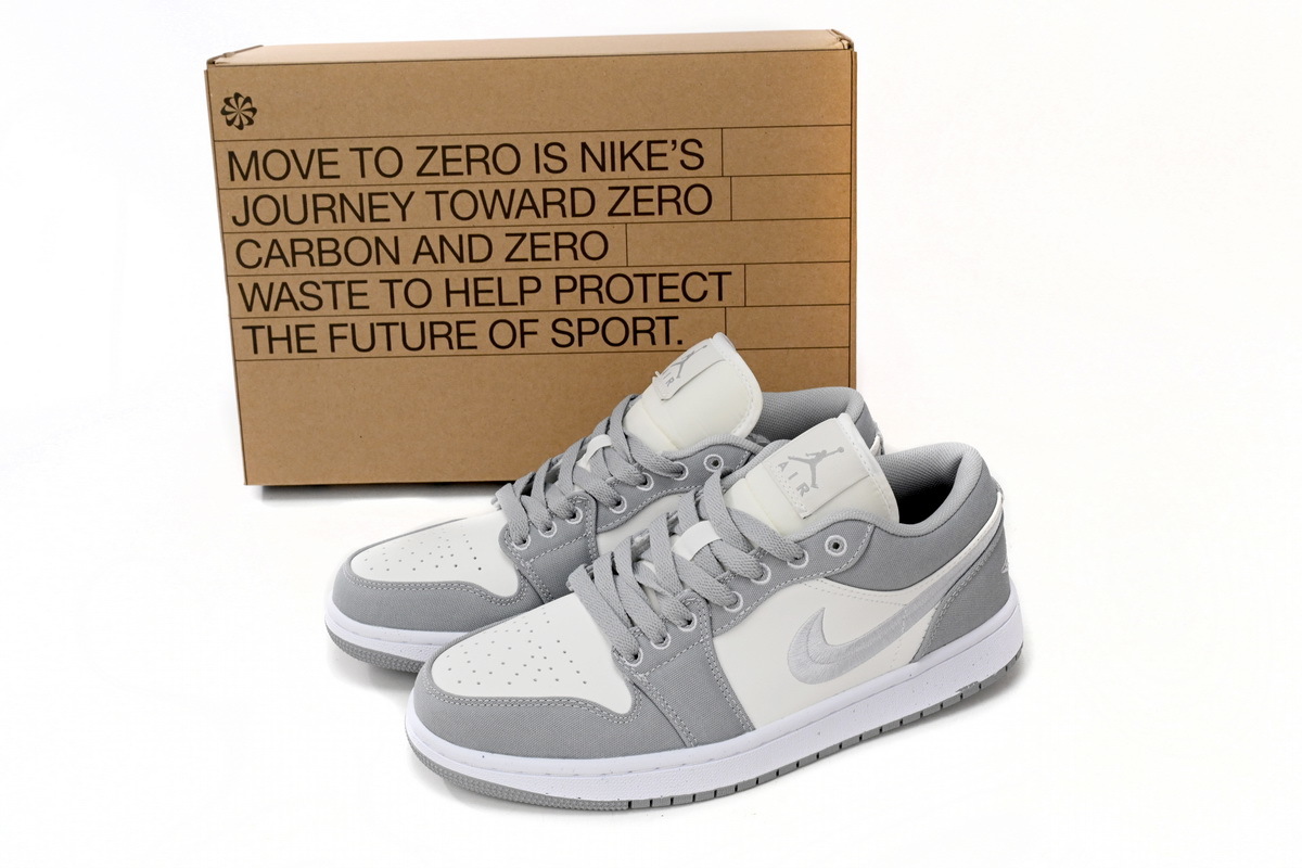 Travis Scott Air Jordan 1 Low Retro Grey White DV0426-012 