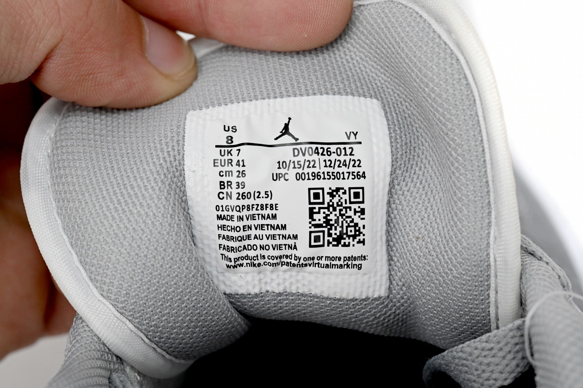 Travis Scott Air Jordan 1 Low Retro Grey White DV0426-012 