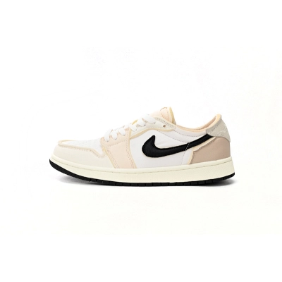 Air Jordan 1 Low Rice Gray Sponge DV0982-100  01