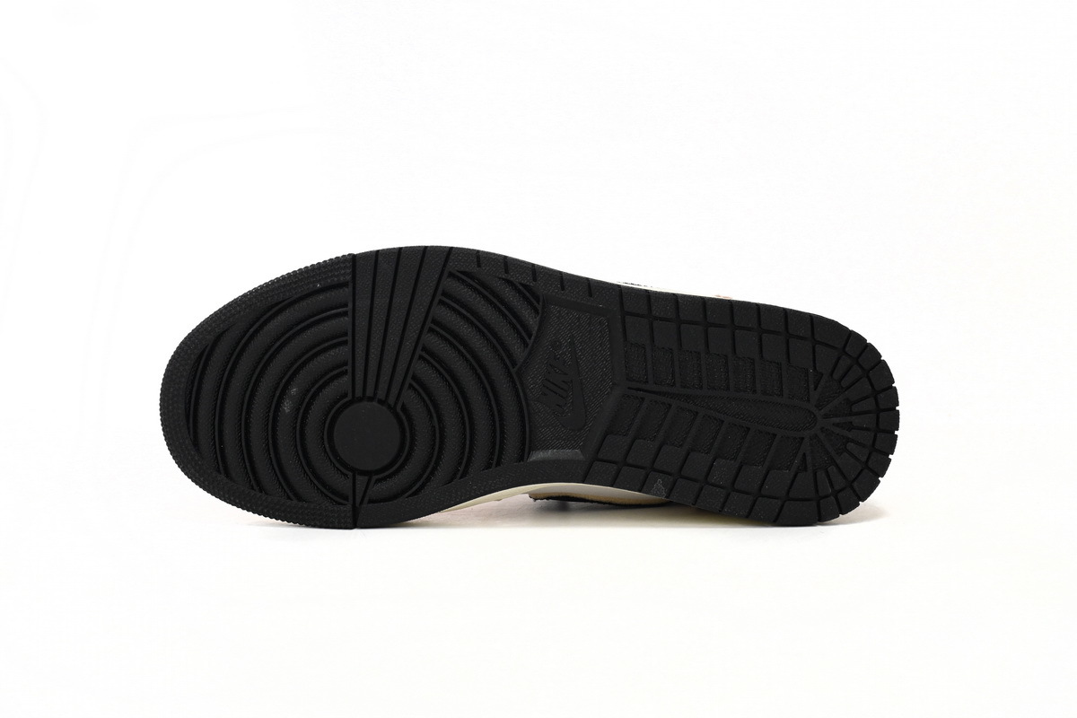 Air Jordan 1 Low Rice Gray Sponge DV0982-100 
