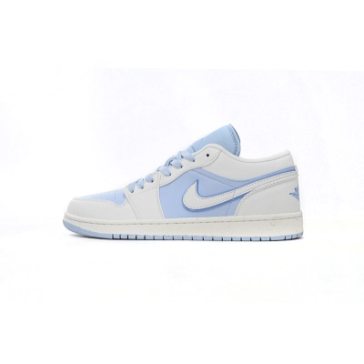 Air Jordan 1 Low Light Blue And White DV1299-104 01