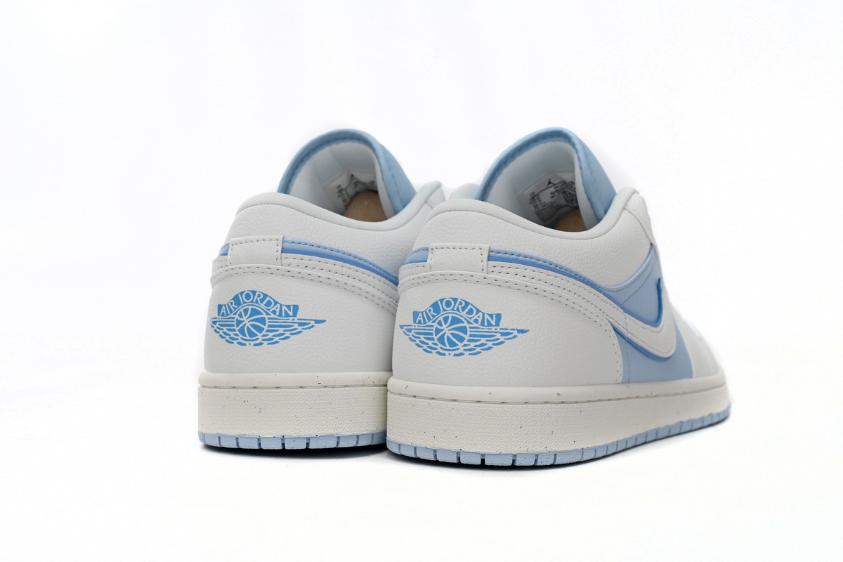Air Jordan 1 Low Light Blue And White DV1299-104