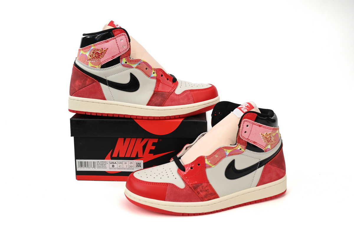 Air Jordan 1 Retro High OG Spider-Man Origin Story DV1748-601