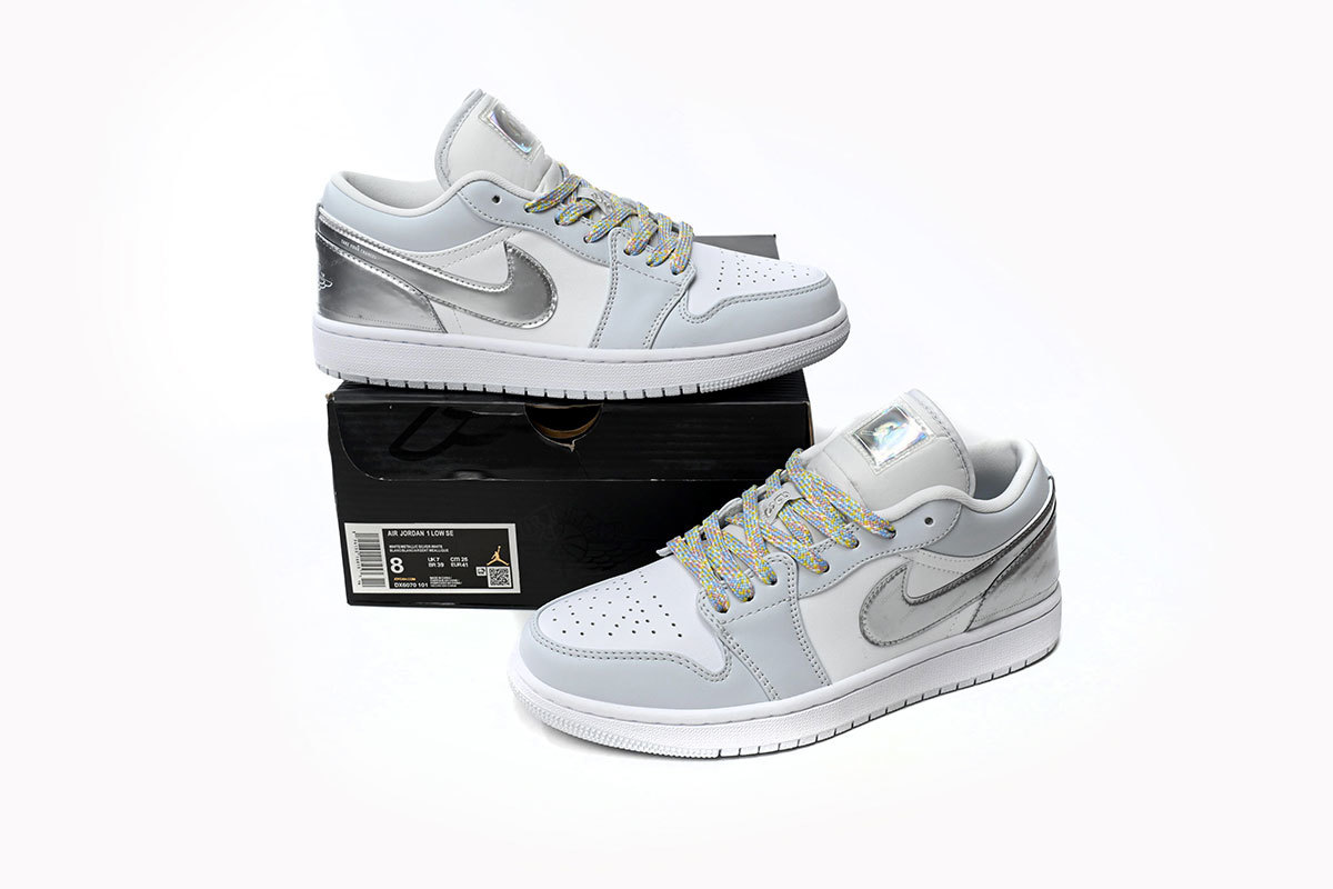 Air Jordan 1 Low silver DX6070-101
