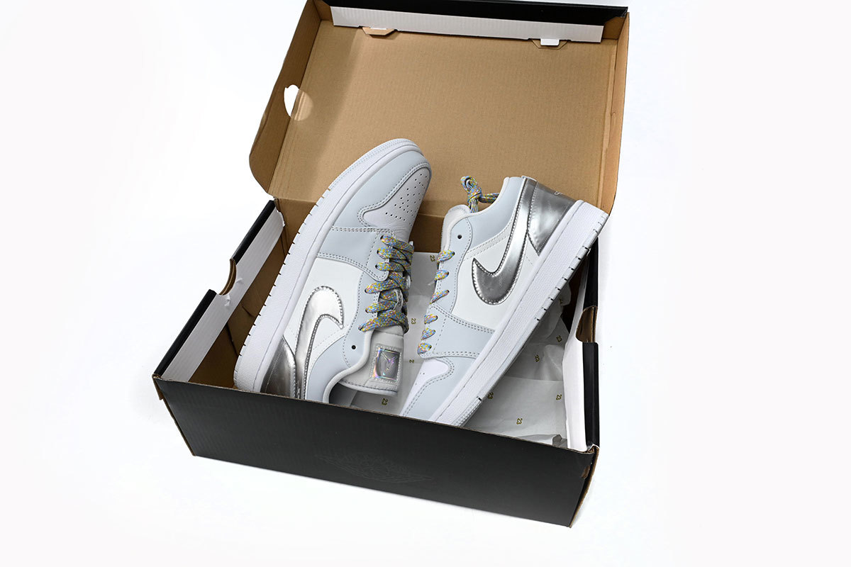 Air Jordan 1 Low silver DX6070-101